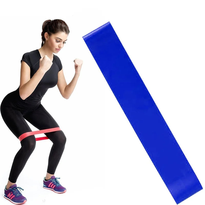 Various Color Yoga Sport Resistance Bands gym equipment TPE Home Fitness Elastic Bands Pilates strength training   workout