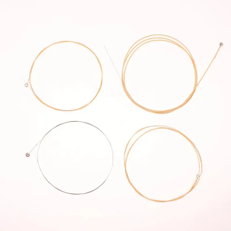1 Pcs Smooth-Feel Non-Oxidation Acoustic Guitar Strings Set - Ideal For Ballad & Ethnic Plucked Instruments