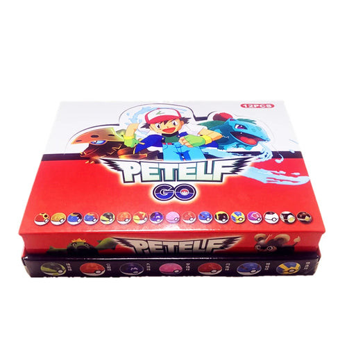 12 Pcs/Set Pokemon Pikachu Toys Action Figure Pokeball Pokemon Poke Ball Charizard Model Anime Dolls Children Birthday Gift