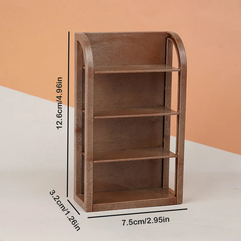 1:12 Dollhouse Miniature Supermarket Shelf Display Stand Storage Rack Scene Decor Toy Doll House Accessories