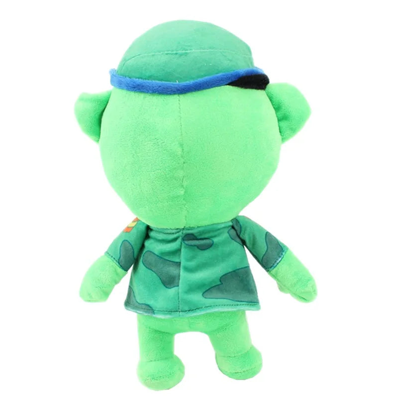 25CM HTF Happy Tree Friends Anime Happy Tree Friends Soldier Fliqpy Plush Toys Dolls Military Flipy Doll Plush Toy for Kids Gift