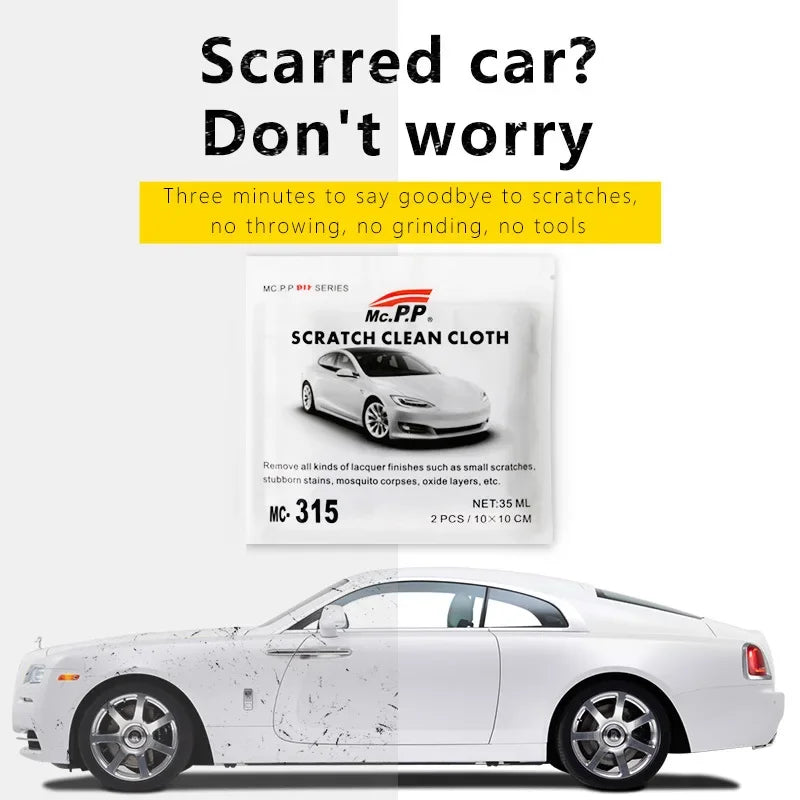Upgraded Nano Magic Scratch Remover Cloth Multipurpose Car Paint Scratch Repair Cloth Shine Restore