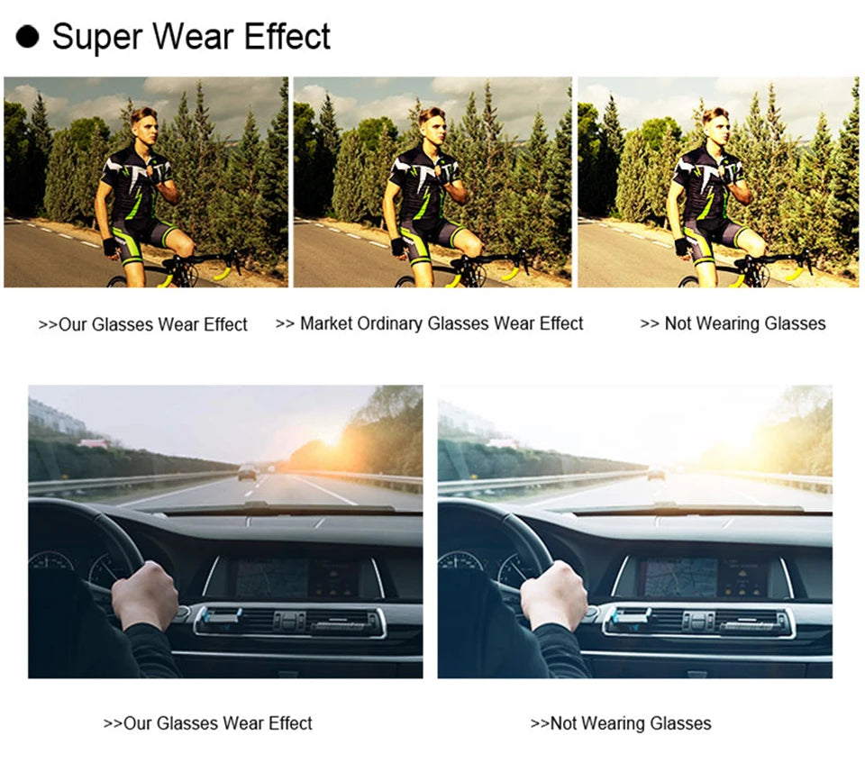 Men Women Fashion Cycling Sun Glasses  Travel Driving Fishing Male Eyewear UV400 Luxury Square Vintage Polarized Sunglasses