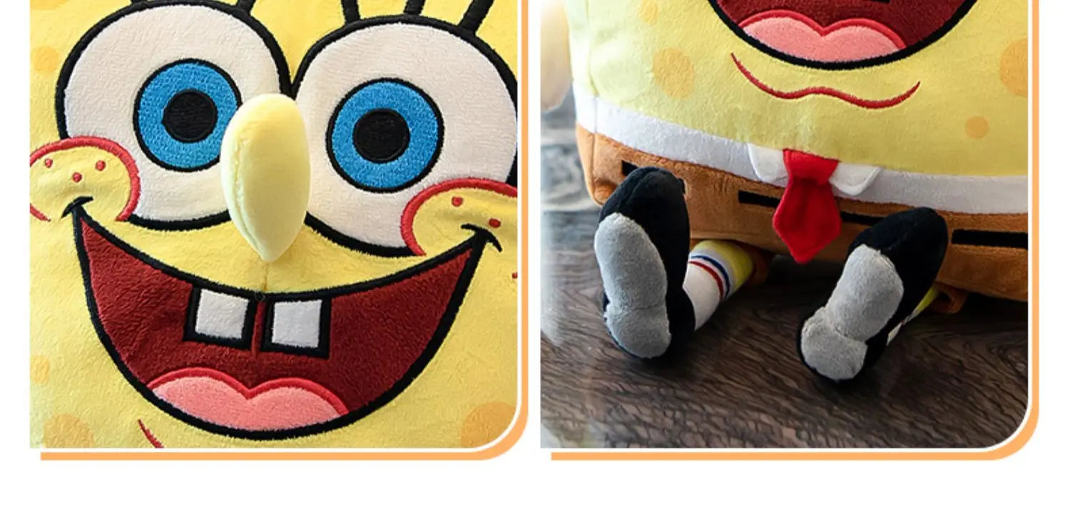 Anime Plushie Doll Spongebob Peluches Doll Squarepants Patrick Star Squidward Eugene Krabs Gary Kawaii Cartoon Stuffed Plush Toy