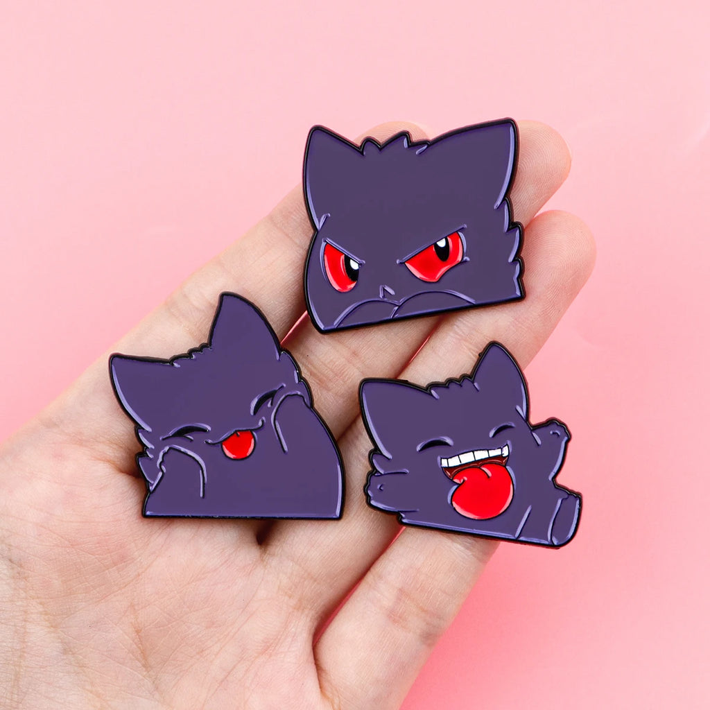 Cute Anime Elf Monster Enamel Pin Cool Game Brooches Lapel Badges Briefcase backpacks Accessories Decoration Jewelry Kids Gift