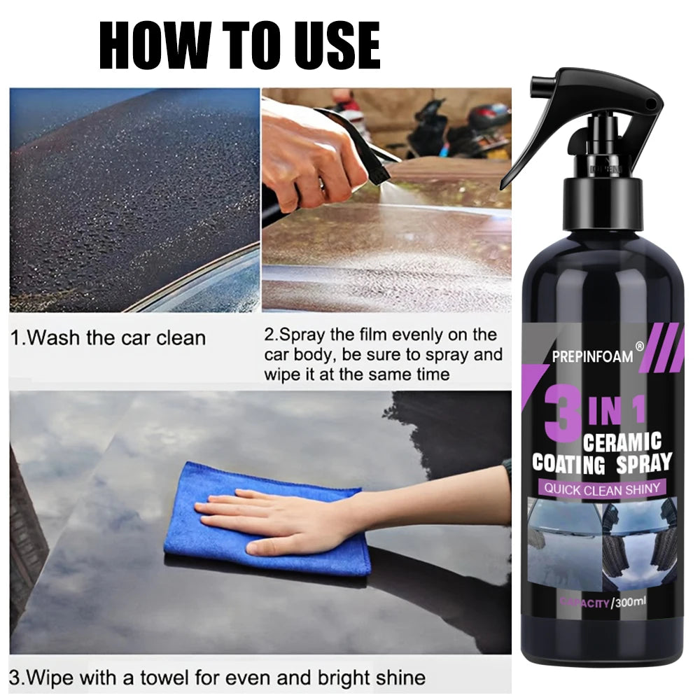 Ultimate Ceramic Coating Spray Coatin Nano Crystal Hydrophobic Layer Polishing Paint Coating Agent Polish Nanos Coatings