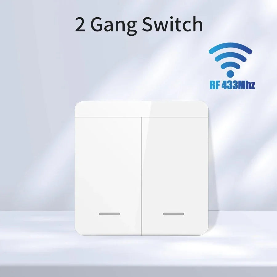 Tuya Smart WiFi Switch For Lighting RF 433MHz Wireless Switch Smart Life APP Voice Control Work With Alice Alexa Google Home
