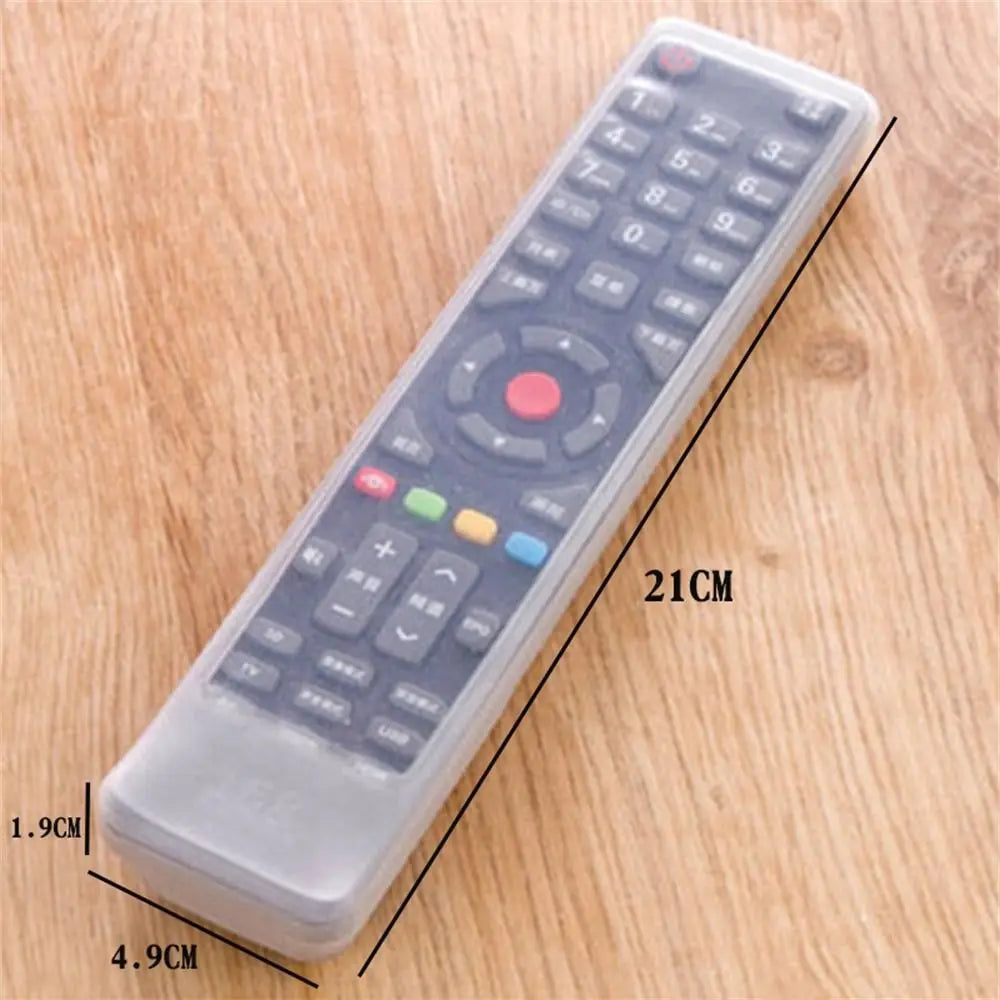 1PC Silicone TV Air Condition Remote Control Protective Case Transparent Waterproof Dust-proof Storage Bag