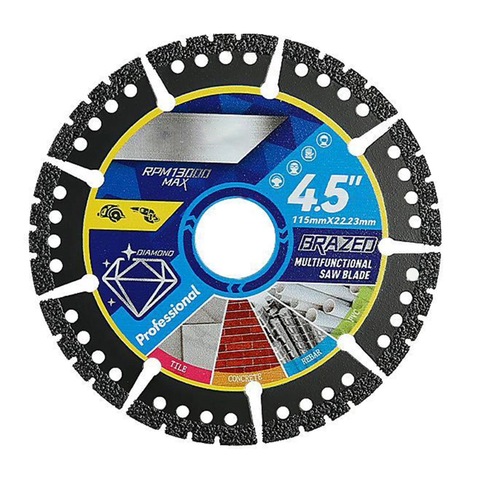 Multi Material Cutting Blades Metal Tile Stone Plastic Angle Grinder Saw Blades for Alloy Cast Iron Marble Tool Accessories