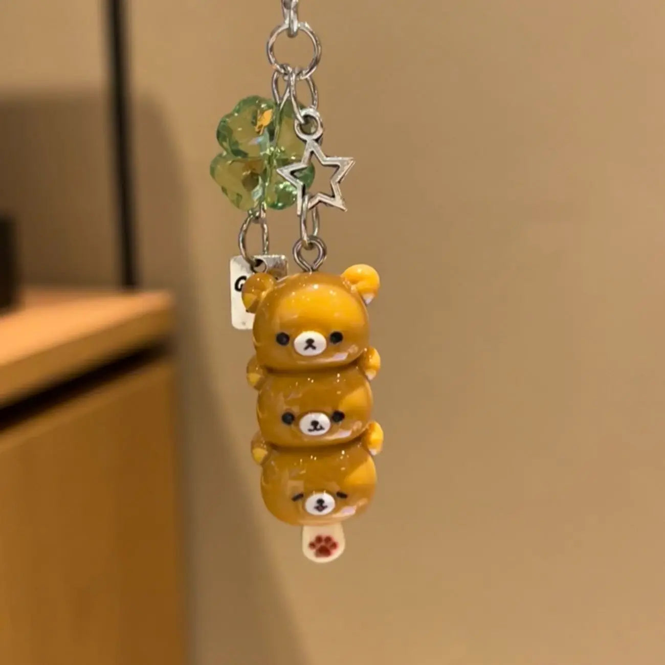 New Cute Bear Pig Plush Keychain Funny Expression Soft Toy Pendant Cartoon Doll Kawaii Decor Bag Xmas Cute Gift For Friends Kids