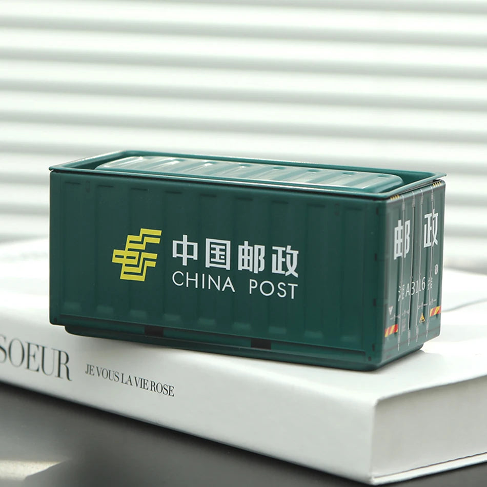 Miniature Storage Display Box Desktop Mini Container Model Mini Iron Storage Box Creative Decoration Collect Small Items Gifts