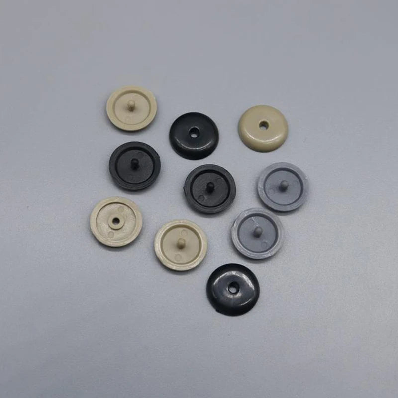 5/10pcs Car Safety Seat Belt Stopper Buckle Auto Seat Belt Spacing Limit Stop Plastic Anti-slip Seat Belt Stop Button