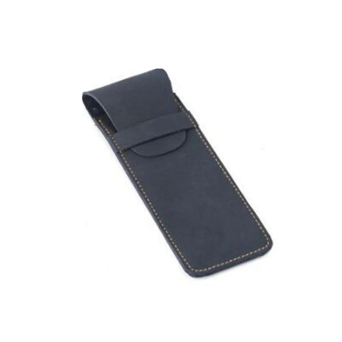 Vintage Frosted PU Leather Flap Pen Case High-end Fountain Pen Protective Sleeve Large Capacity Double Set of Pen Case