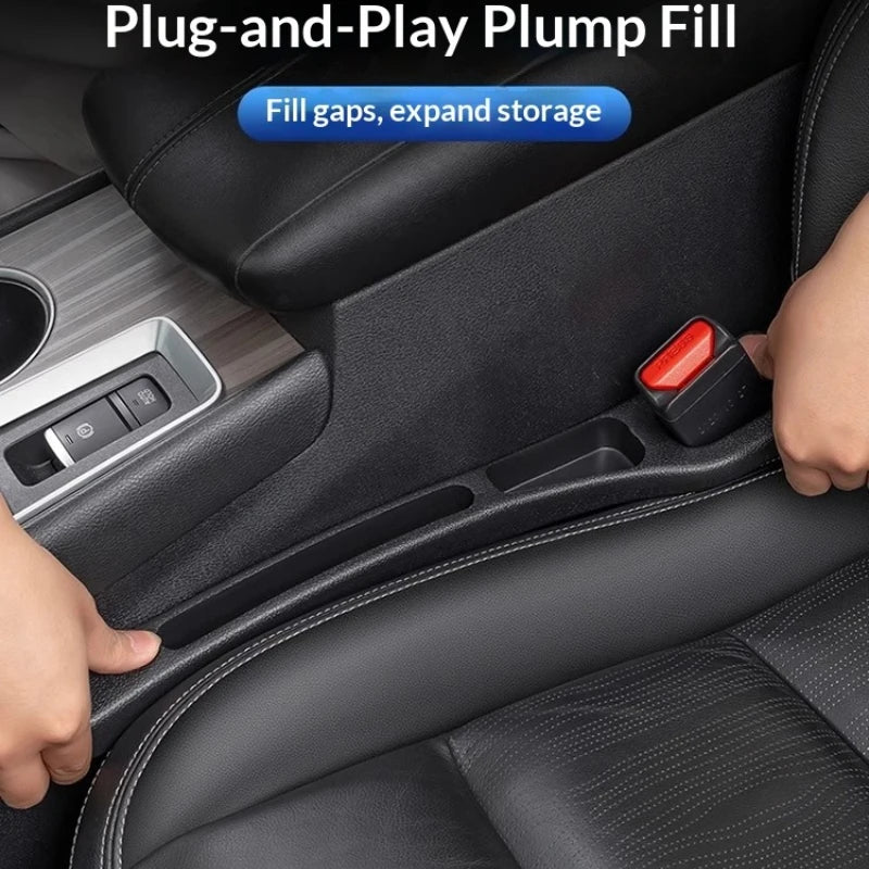 1 Pair of Car Seat Gap Plug Strips Seat Edge Protection Plug Strips and =Seat Anti-leak Plug Strips Have A Comfortable Hand Feel