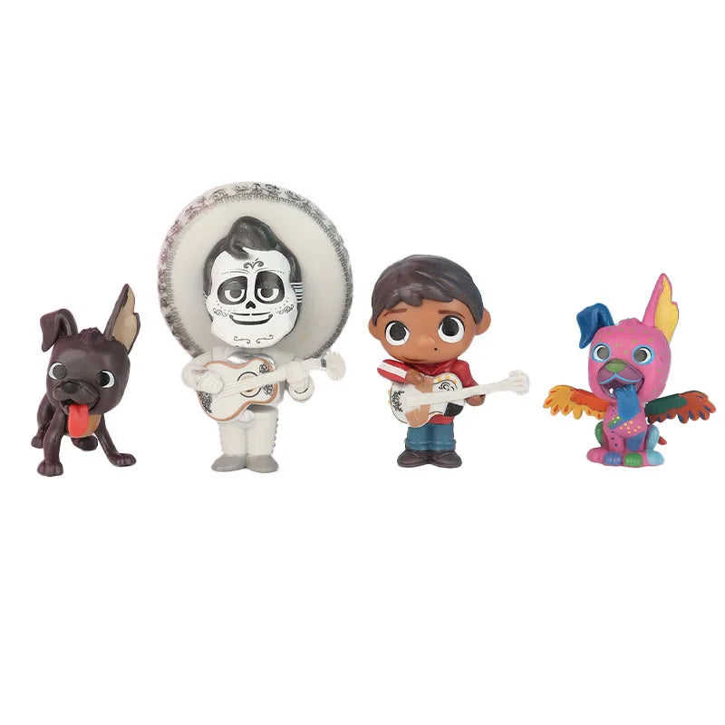 8 Pieces / Set COCO Cartoon Movie Action Figure Vinyl Figurine Collection Model Doll Toys