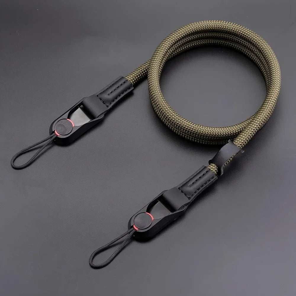 Adjustable Quick-ReleaseCamera Strap Durable Polyamide Climbing Rope for DSLR Mirrorless Cameras For Nikon Canon Sony Fuji