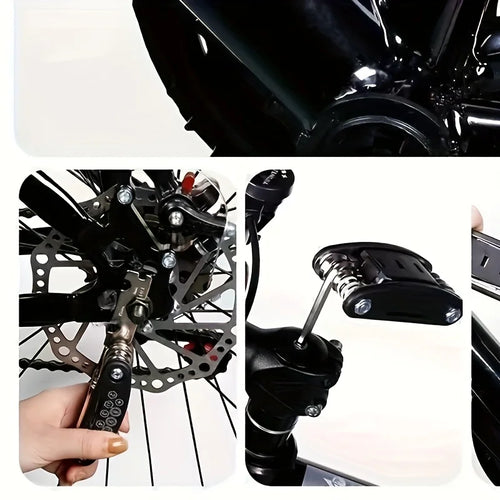 16-in-1 Socket Wrench Set, Non-Slip Rotating Head. Durable Stainless Steel for Home & Car Repairs. Easy & Universal Tool.