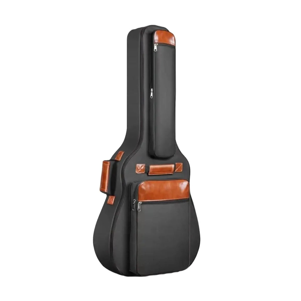 Miwayer Acoustic Guitar Bag 41 Inch Thickened Waterproof Oxford Nylon Double Straps Cotton Padded Guitar Case Gig Backpack