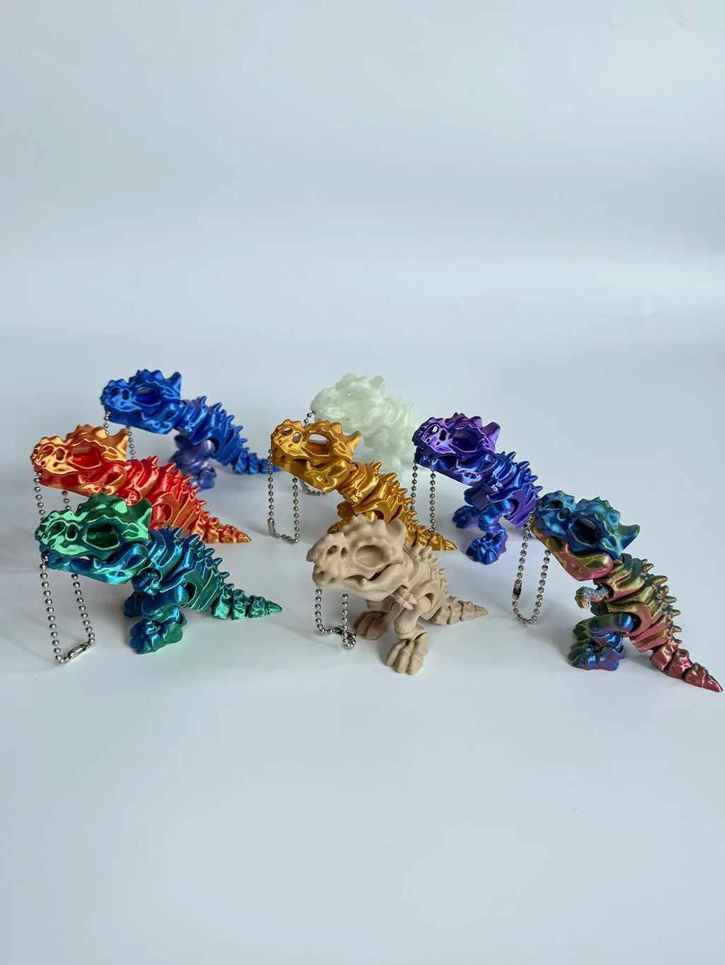 Tyrannosaurus rex model statue, decoration&children's birthday dinosaur gift, car suspension decoration