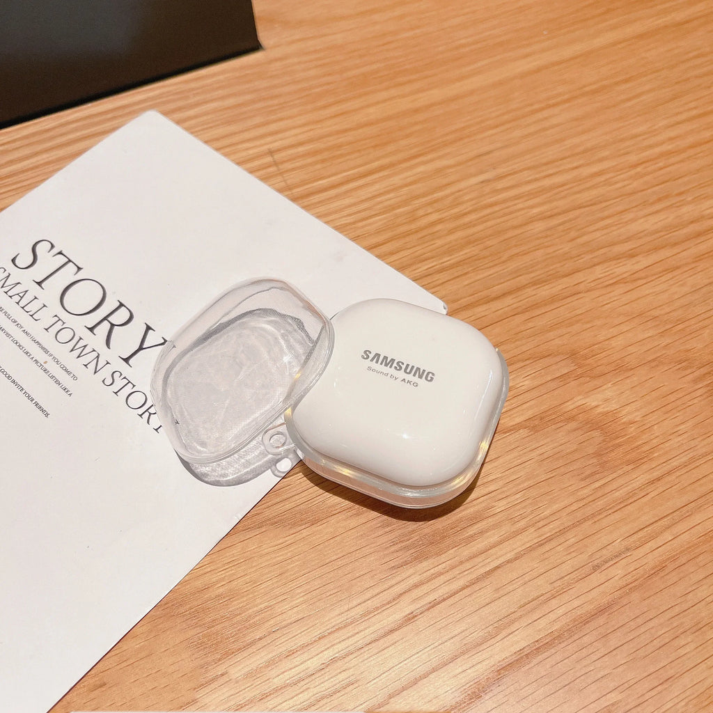 For Samsung Galaxy Buds Live 2 Pro 2 FE Case Simple and transparent TPU Earphone Case Accessories Cover