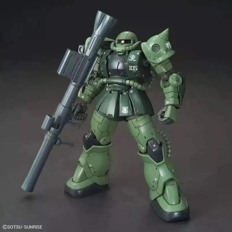 Hg 1/144 Gto Ms-06c-6/R6 Zaku 2 Type C-6 Anime Action Figure Robot Mecha Assembly Model Kit For Kids Plastic Model Doll Toy Gift