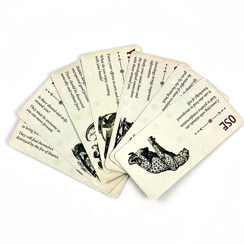 1pc Demon Of The Day Cards A 40pcs Deck English Divination Edition Deck Board Game Oracle Cards Meditation & Party Games