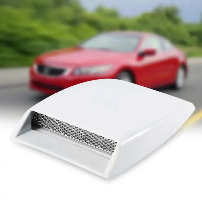 Universal Car Decorative Air Flow Intake Scoop ABS Grille Mesh Bonnet Vent Cover Hood Sticker Car Styling Black Universal