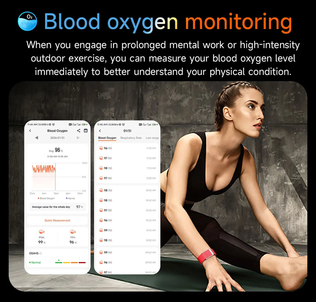 VWAR Loop Life Fitness Tracker ECG+PPG SpO2 Sport Smart Bracelet Heart Rate Blood Pressure Monitor Pedometer Smartwatch Band