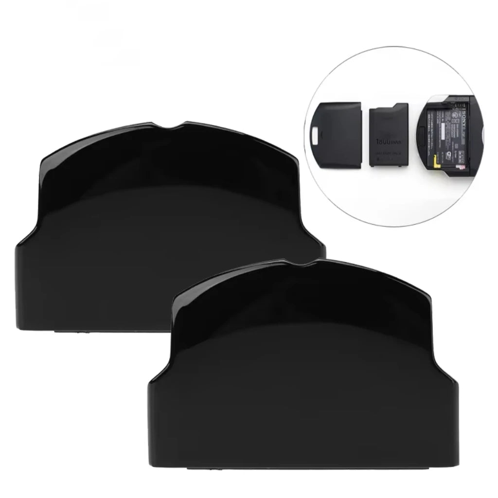 Battery Back Door Cover Case Replacement for PSP 2000/3000/Fat Console Repair Housing Shell Black