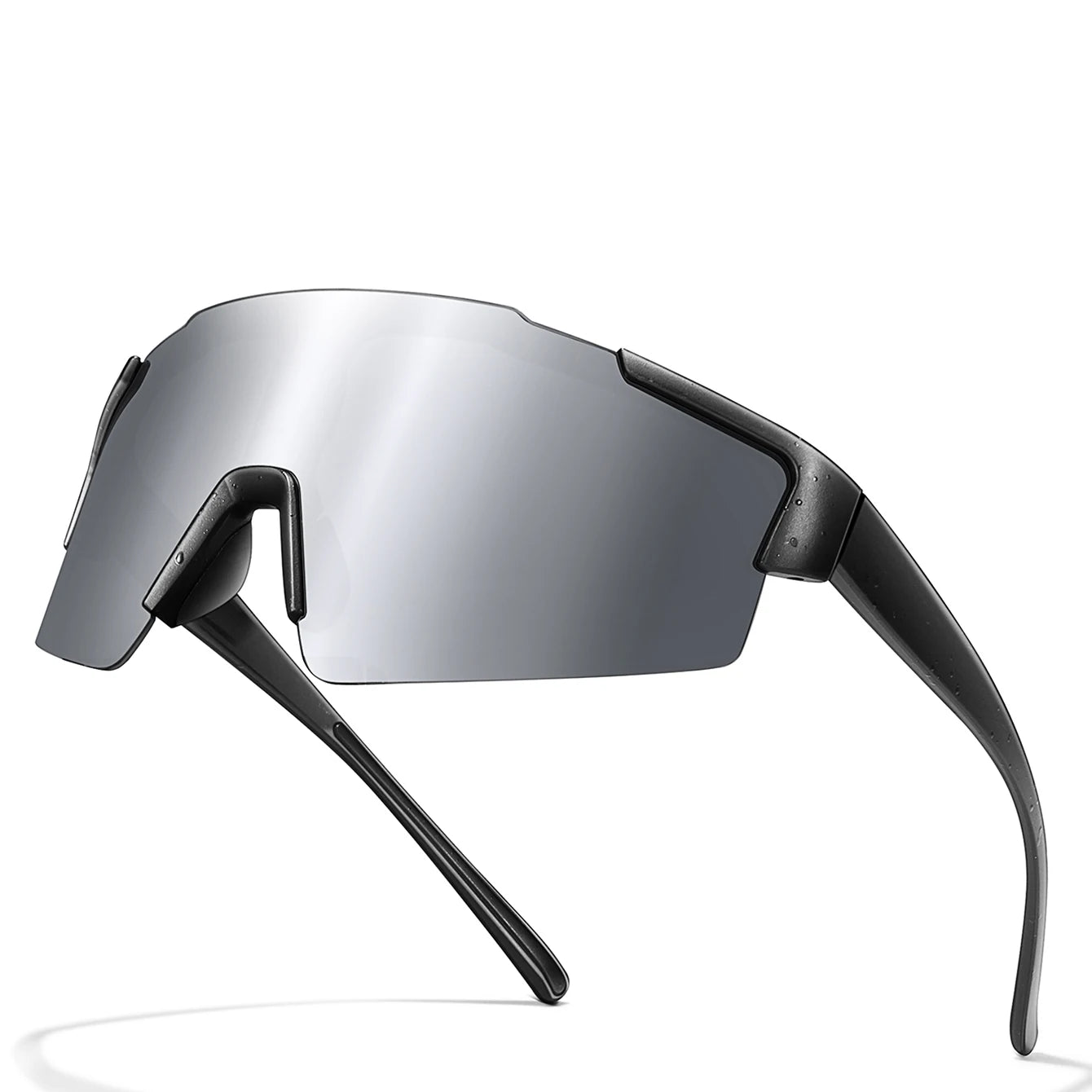 LOISRUBY Band New Style Cycling Sunglasses Sports Bike Glasses Men Women Mtb Bicycle Eyewear Large Windproof Eyewear UV400