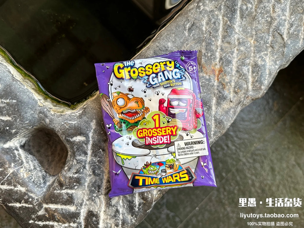 Genuine Capsule Toy Exported European American Grosserys Gangs Rubbish Bug Bin Series Figurines Collectible Box Broken Blind Box