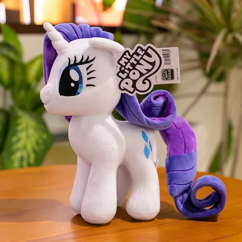 30Cm Genuine My Little Pony Plush Toy Kawaii Friendship Is Magic Plushies Doll Rarity Sofa Pillow Cartoon Rainbow Dash Kids Gift
