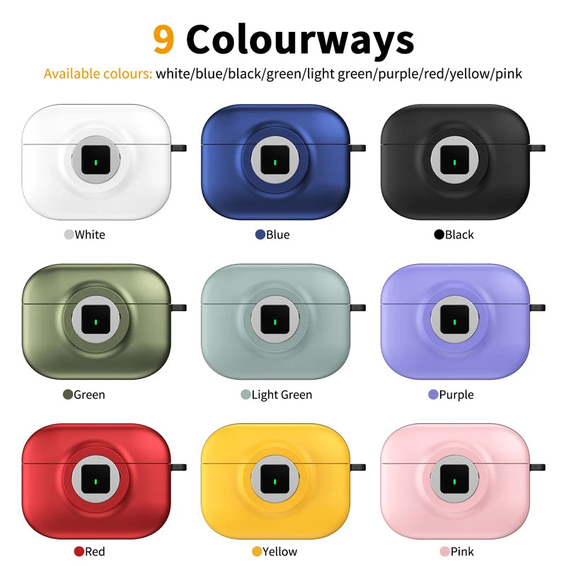 Magnetic Headphone Case for Airpods 4 pro 3 2 1 with Secure Lock Wireless Charging Compatible with Camera Series