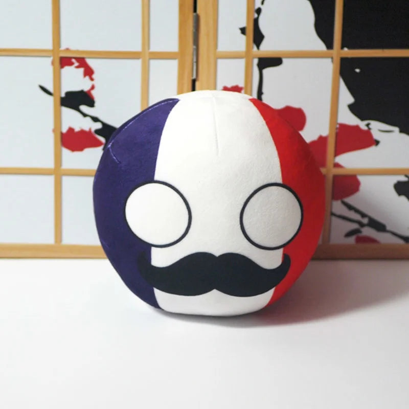10cm Cute Countryball Polandball Plush Stuffed Dolls Anime Short  Toys Mini Pillow Bag Key Ring Pendant Cosplay Gifts
