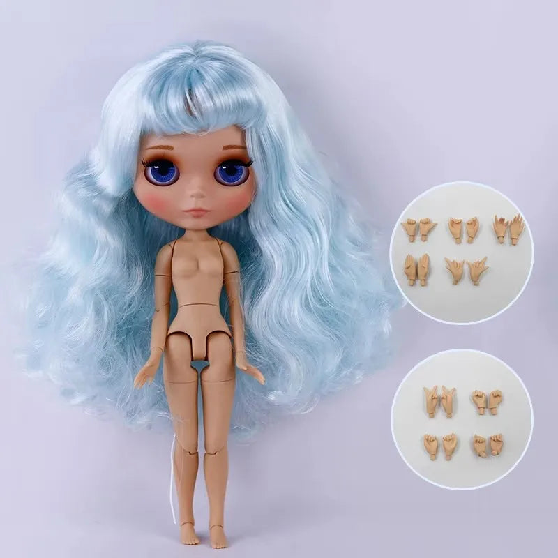ICY DBS Blyth Doll Tan Skin Matte Face With Eyebrows Special Price 1/6 BJD JOINT body Neo Christmas Gift Anime