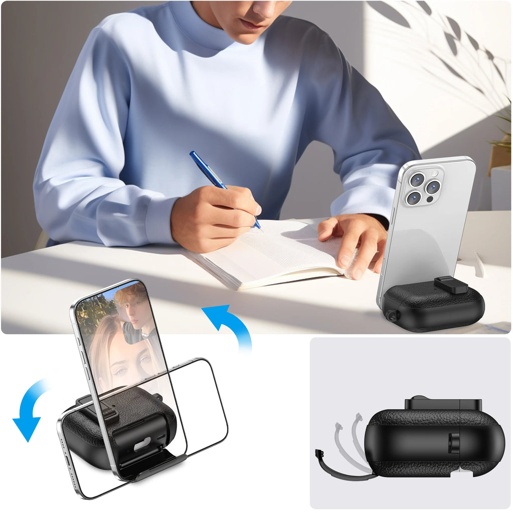 New Earphone Cover For AirPods Pro 3 3rd Generation Protective Case With Secure Lock Invisible Phone Stand Leather Texture Cover