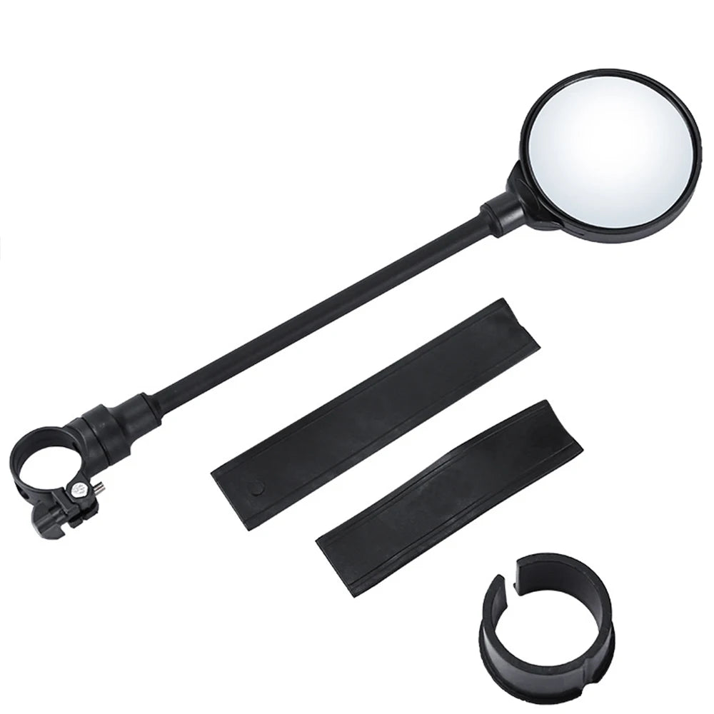 2PCS Bike Mirror Bike Handlebar Rearview Mirror Rotatable And Adjustable Wide Angle Rear View Shockproof Convex Mirror Universal