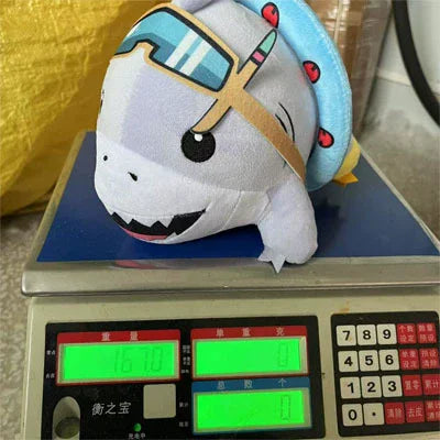 Jeff The Land Shark PlushToy Cartoon Anime Cute Dolls Soft Stuffed Toy Special Birthday Gift For Kids Adults and Room Decoration