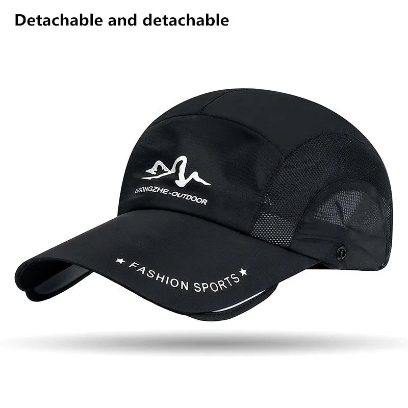360 ° portable fishing sun hat, outdoor cycling and hiking sun protection, detachable and adjustable fishing equipment
