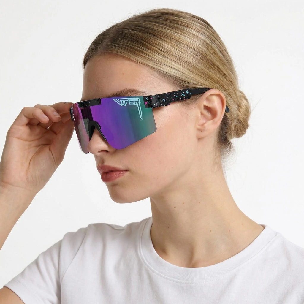 Stylish Windproof Sunglasses Men Women Anti-Dust Colorful Goggles for Cycling Hiking Running Outdoor Sports
