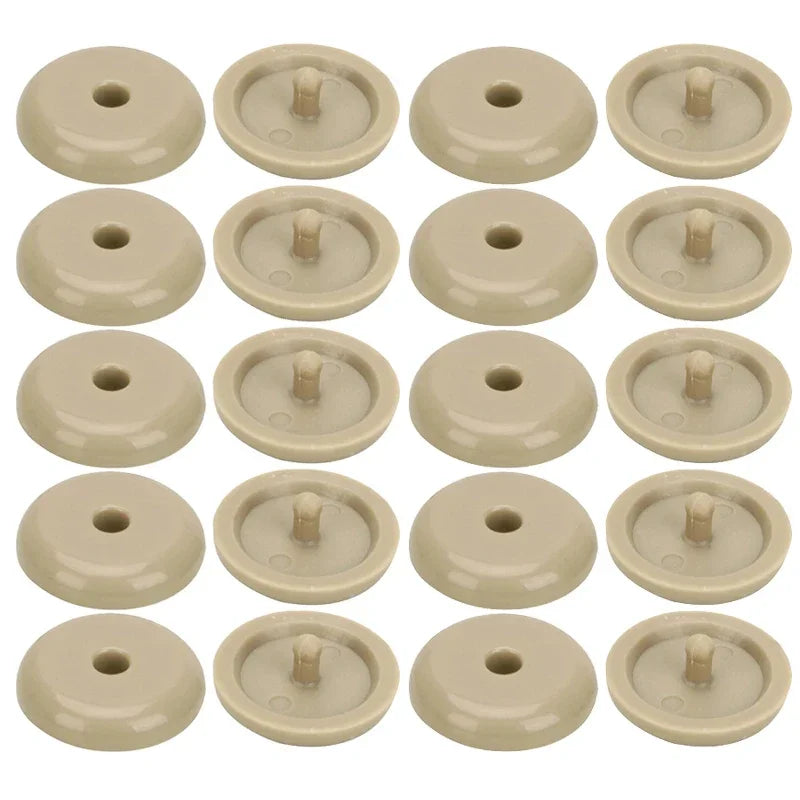 5/10pcs Car Safety Seat Belt Stopper Buckle Auto Seat Belt Spacing Limit Stop Plastic Anti-slip Seat Belt Stop Button