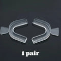 1-4pair Unisex Teeth Aligner Silicone Invisible Dental Orthopedic Tray for Whitening Straightening Nighttime Use Teeth Care Tool