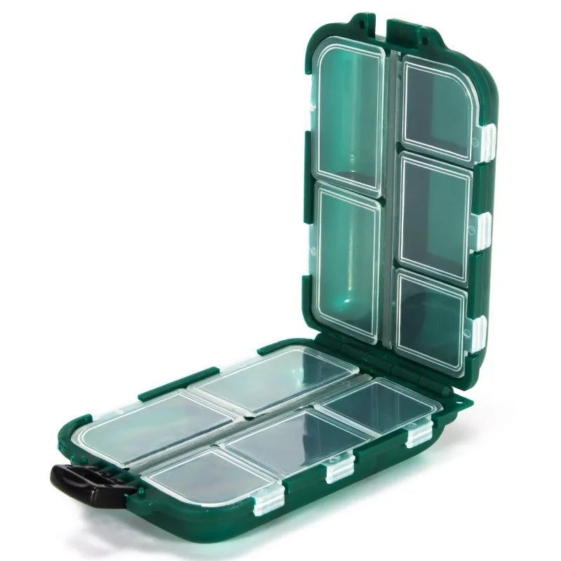 Lead Head Luia Storage Box Fishing Accessories Box Fishing Parts Hook Storage Box with Hand Rope Fishing Gear Accessories