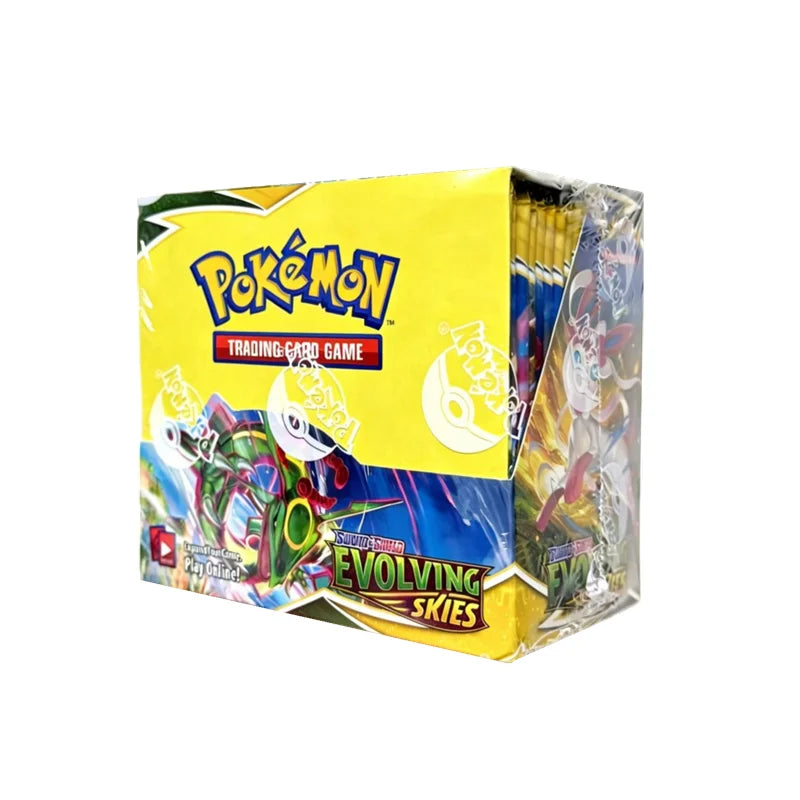 360Pcs English Pokémon TCG Prismatic Evolutions Evolving Skies Scarlet Violet 151 Booster Box Pokemon trade card 36 Pack Box