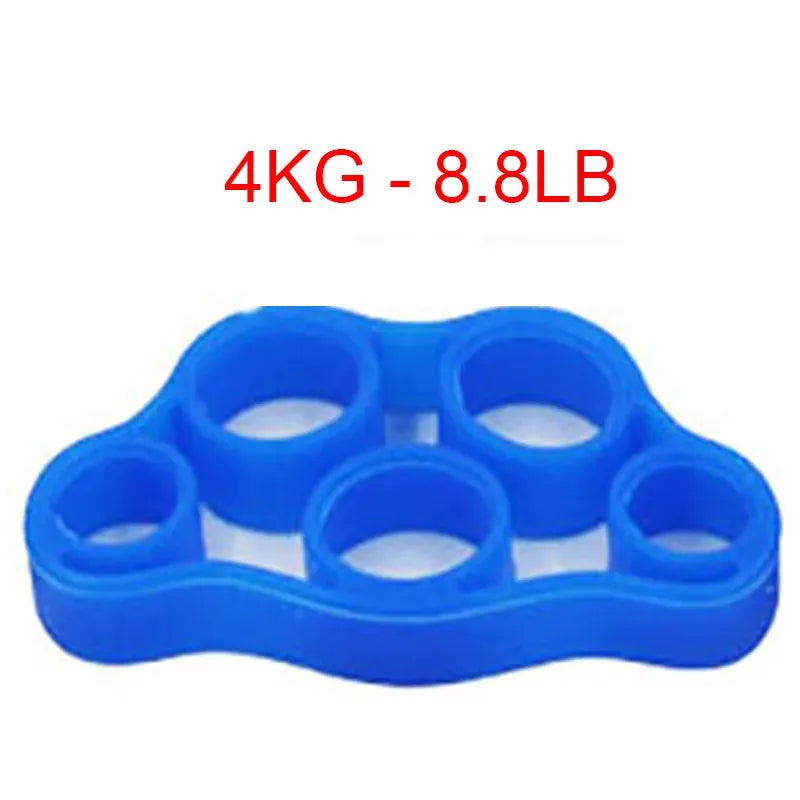 1/2/3/4/8pcs Hand Gripper Silicone Finger Expander Exercise Hand Grip Wrist Strength Trainer Finger Exerciser Resistance Bands
