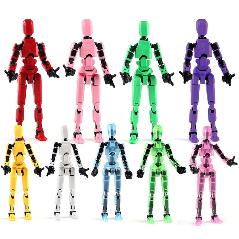 3D Multi-Jointed Movable Shapeshift Robot Joint Dog Creative Printed Mannequin Dummy Action Model Doll Toys for Children's Gifts