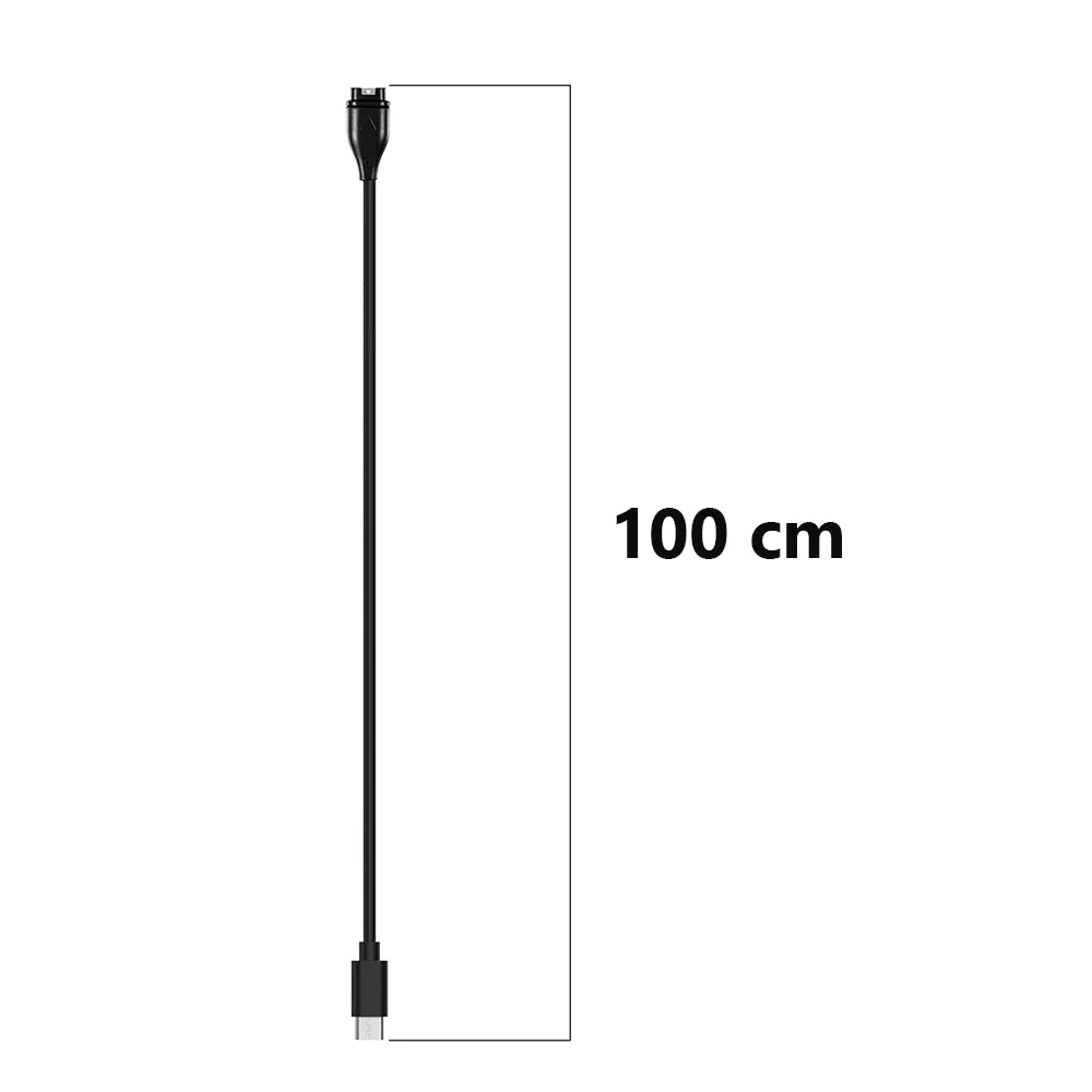 Type C USB Charging Cable for Garmin Venu 4/3/3S/2 SQ Fenix 8/7/6/5 Vivoactive 6/5/4 Smartwatch Charger Cord For Forerunner 570