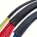 10m /32.8 Feet Pet Expandable Braided Mesh Sleeve Black Flexible Wire Mesh Cover Tv Audio Pc Cable Protection Against Pet Chewing