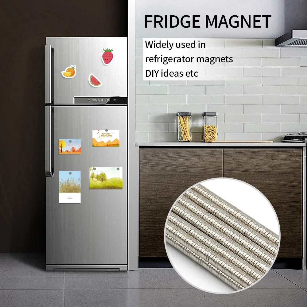 3x1mm Round Super Strong Neodymium Magnet N35 Powerful Magnetic NdfeB Permanent Refrigerator Magnet imanes DIY