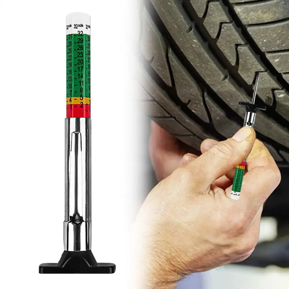2/5/10Pcs Car Tyre Measuring Pen 25mm Universal Tire Tread Pattern Depth Measuring Tool AutomotiveTire Depth Gauge